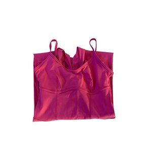 JoyLab Corset Top Jumpsuit, Pink, Size XS